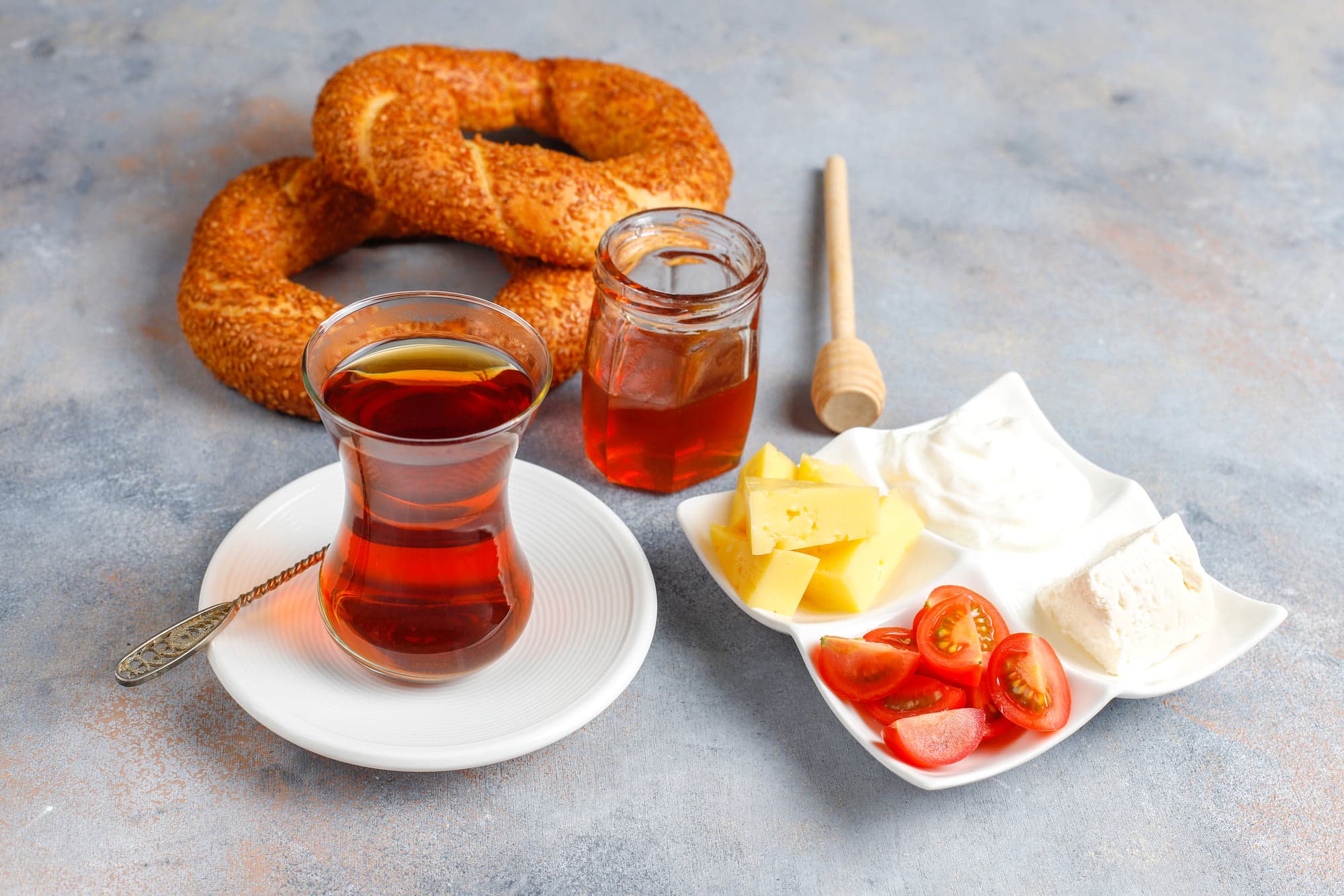 Türkisches Frühstück im Café Laren